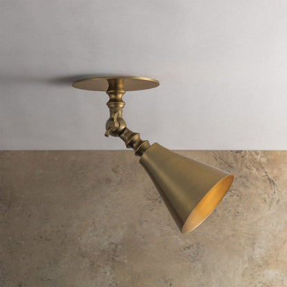 Necessity Flush Mount Ceiling Light in Detail.