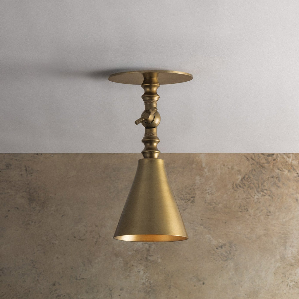 Necessity Flush Mount Ceiling Light in Detail.