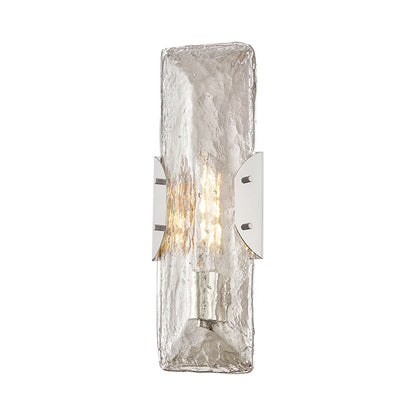 Nordic Wall Light in Polished Nickel (17.5-Inch).