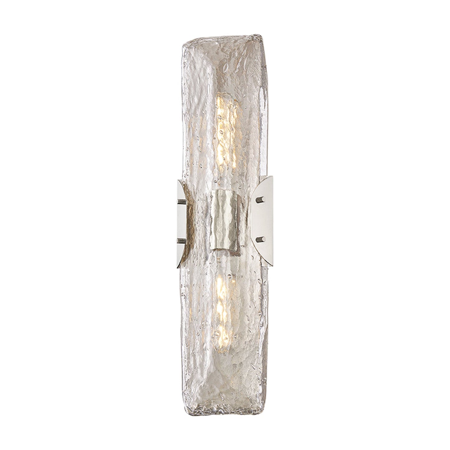 Nordic Wall Light in Polished Nickel (24-Inch).