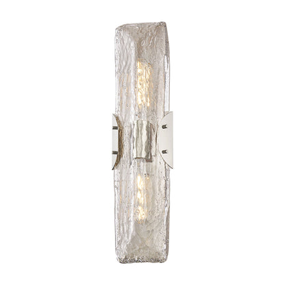 Nordic Wall Light in Polished Nickel (24-Inch).