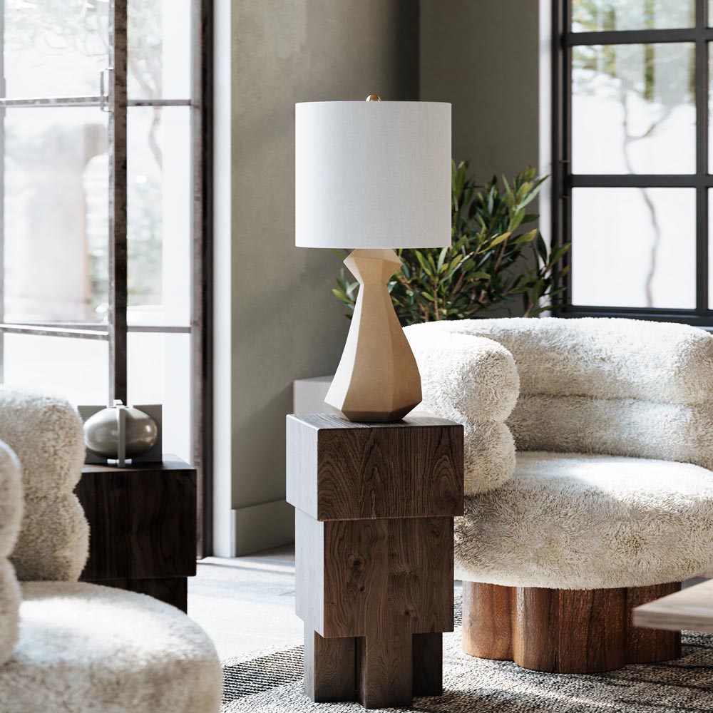 Oakland Table Lamp in living room.