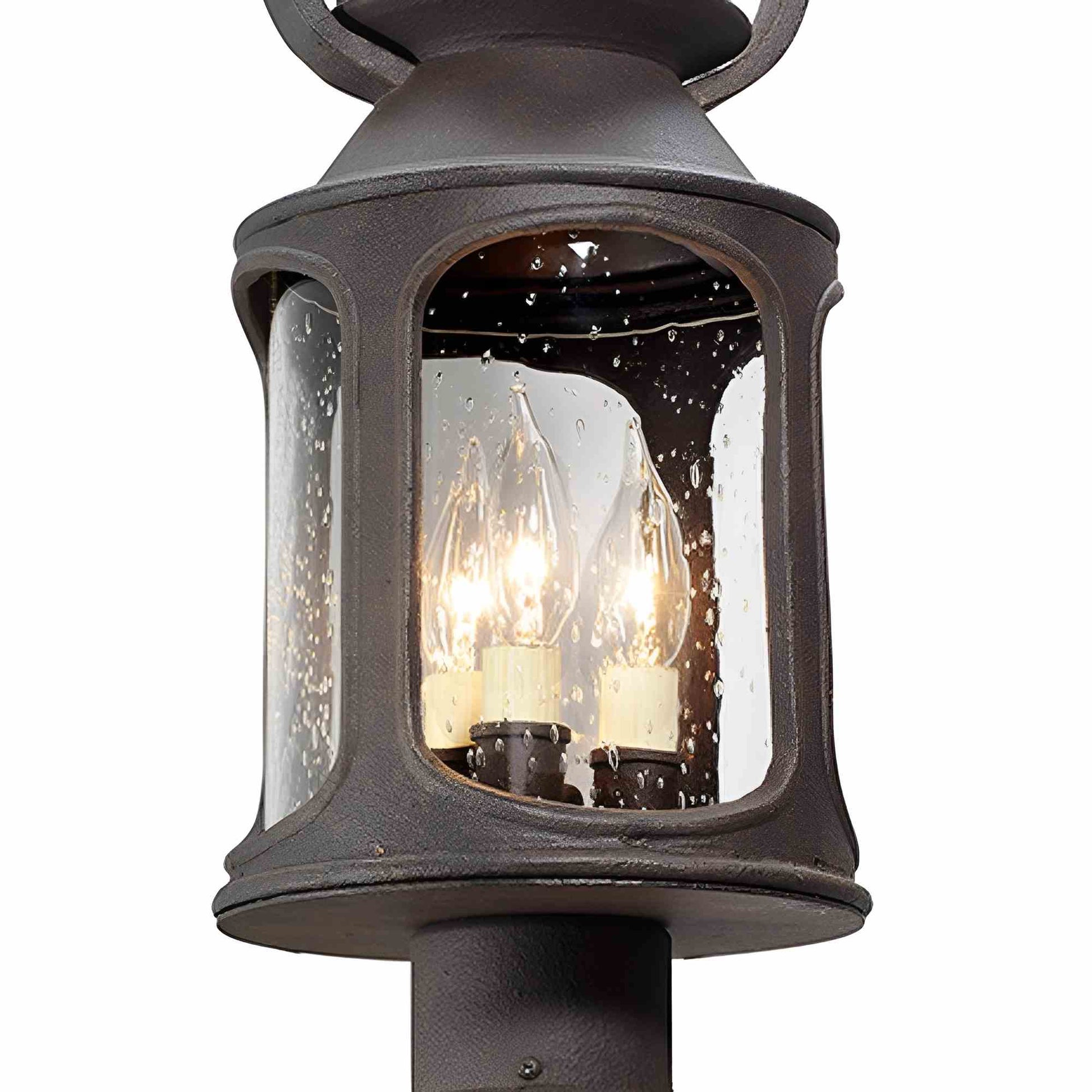 Old Trail Outdoor Post Light in Detail.