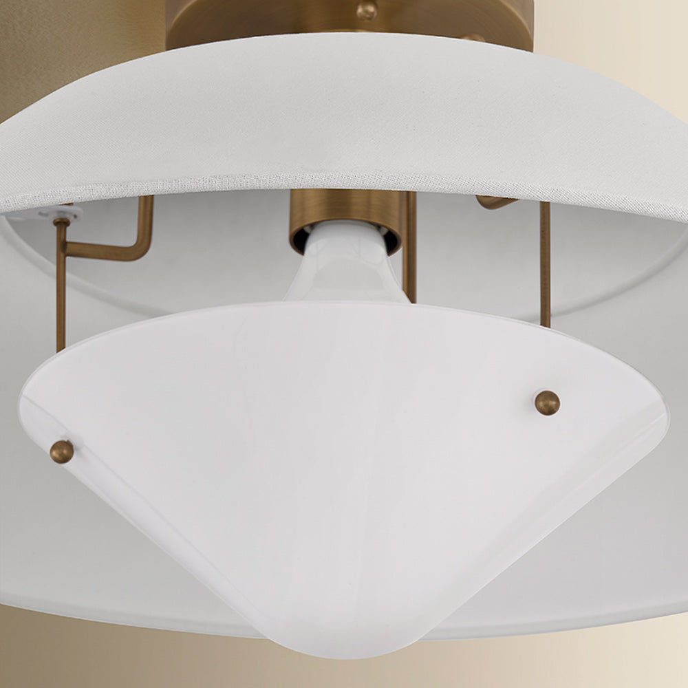 Otto Flush Mount Ceiling Light in Detail.