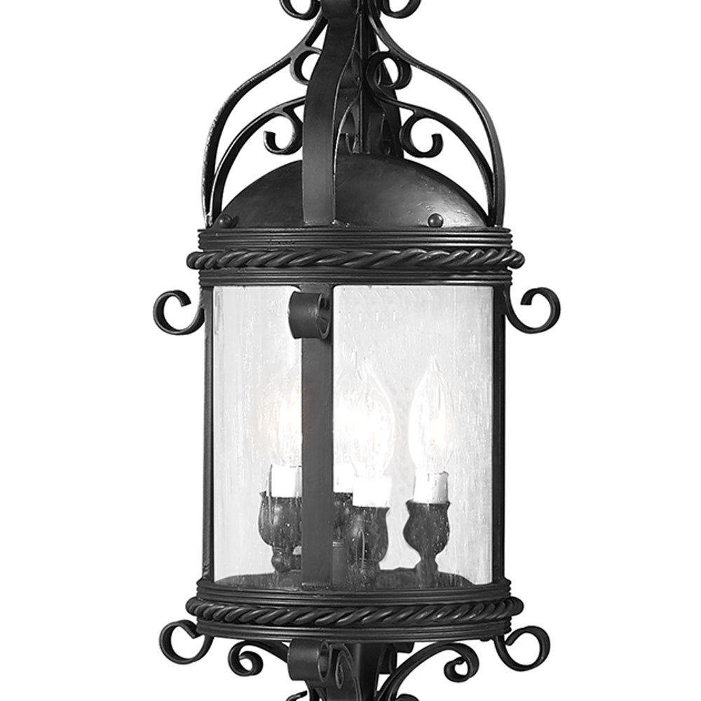 Pamplona Outdoor Post Light in Detail.