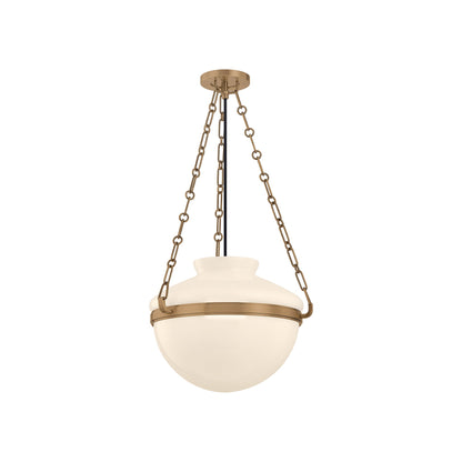 Paradigm Pendant Light in Patina Brass (16.25-Inch).