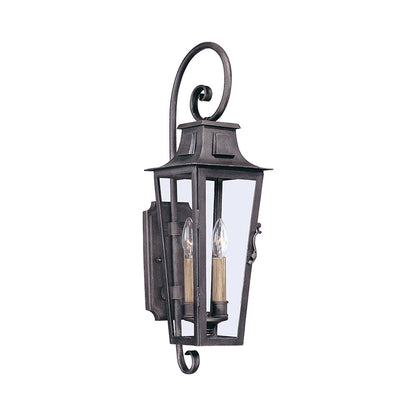 Parisian Square Outdoor Wall Light (2-Light).