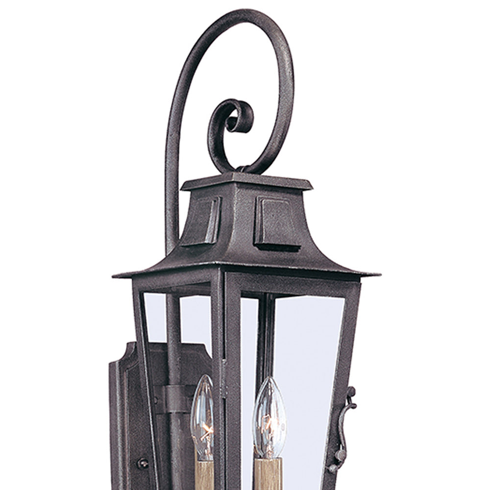 Parisian Square Outdoor Wall Light in Detail.