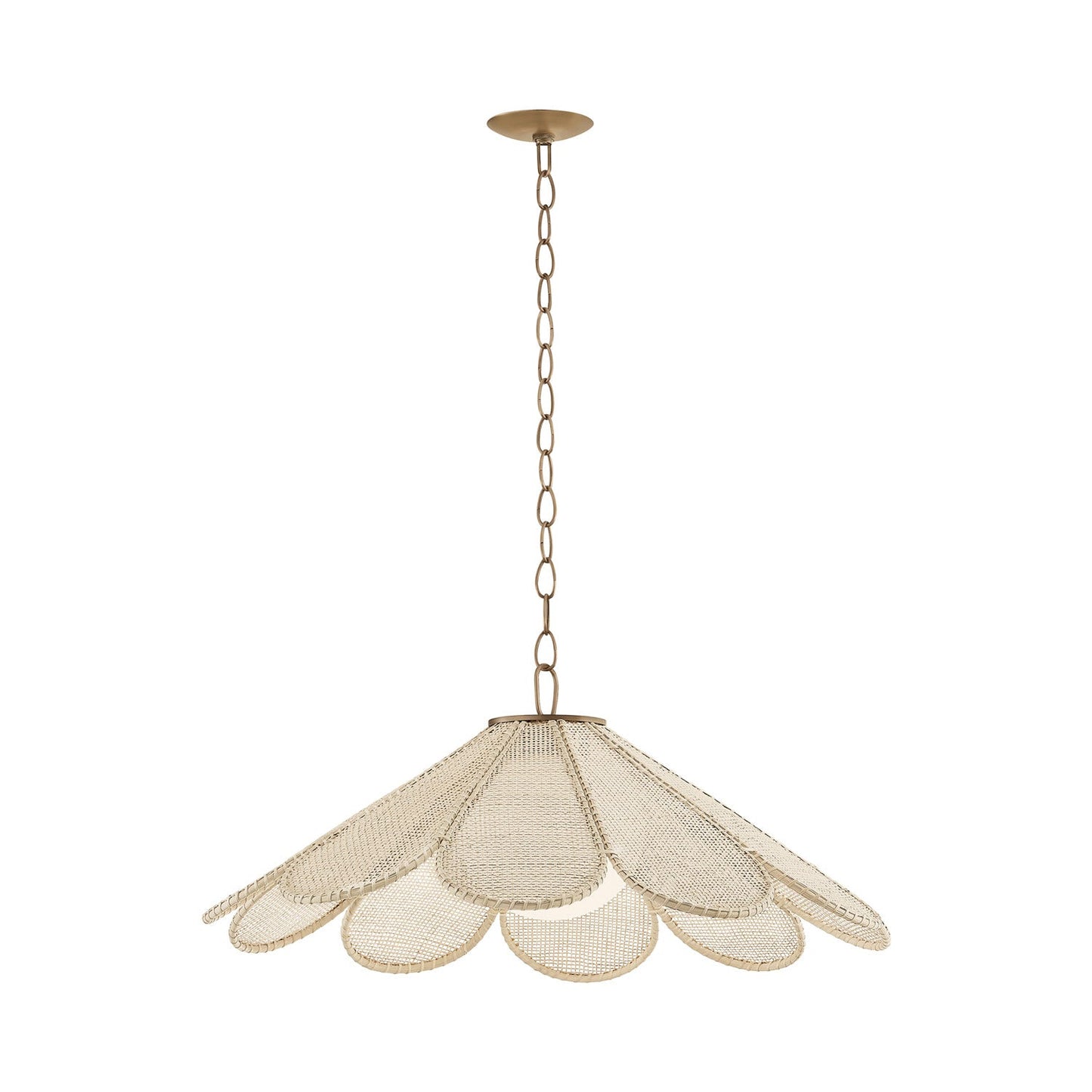 Petal Pendant Light (36.25-Inch).