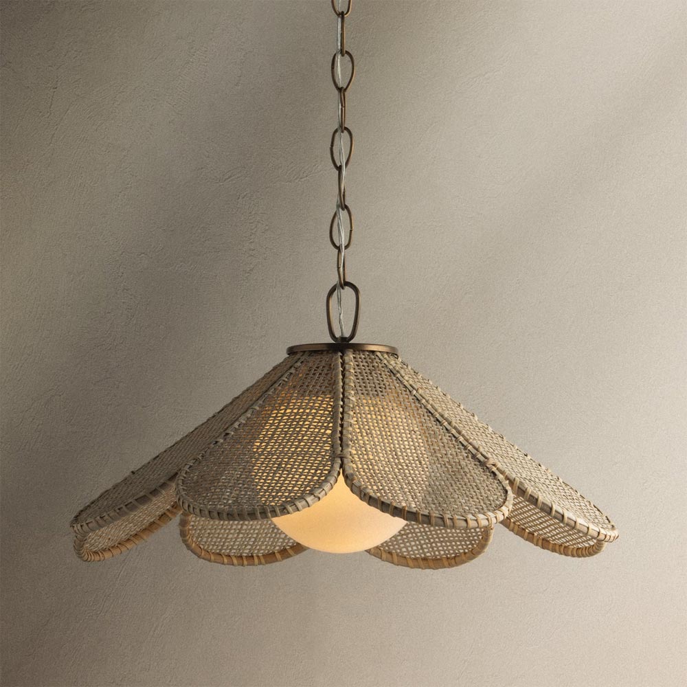 Petal Pendant Light in Detail.