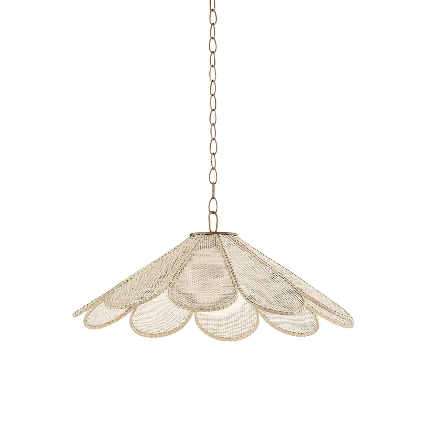 Petal Pendant Light in Detail.