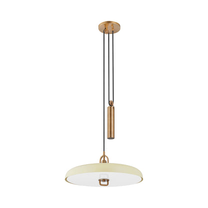 Plummet LED Pendant Light in Soft Sand.