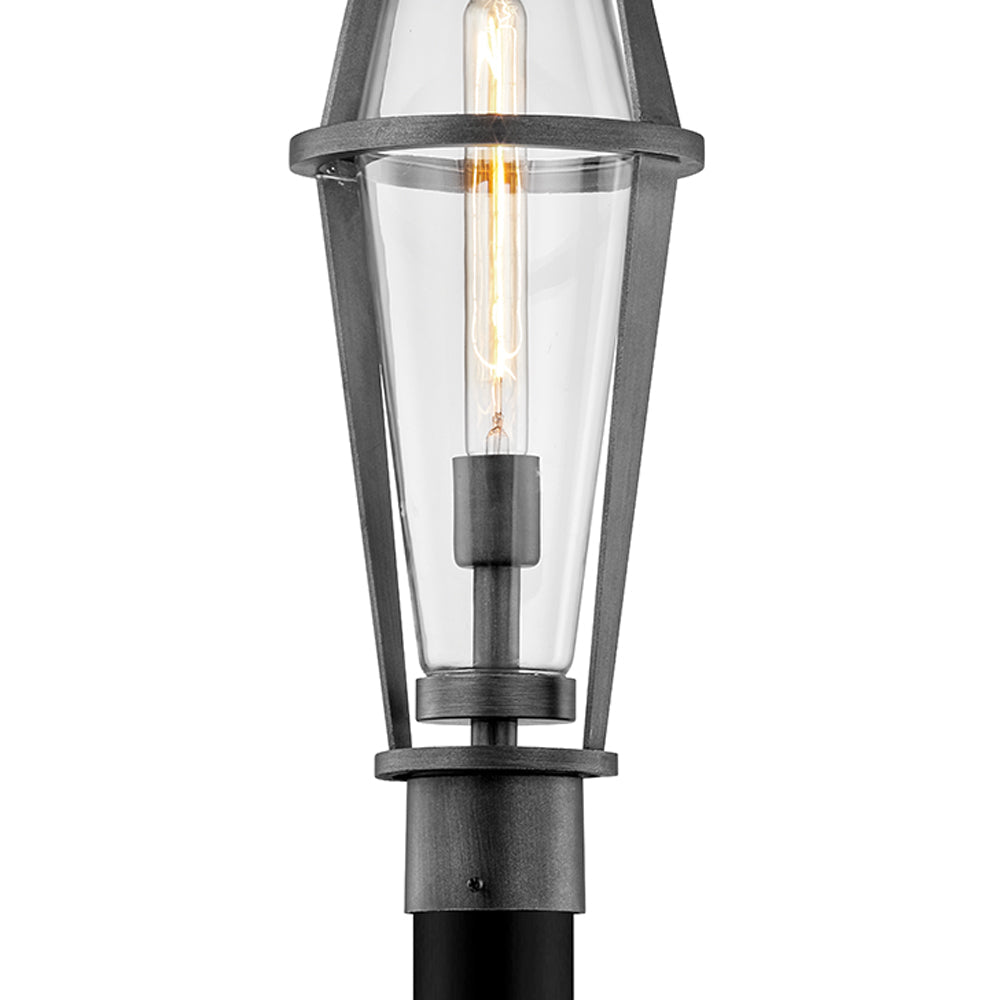 Prospect Outdoor Post Light in Detail.