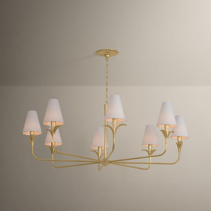 Quill Chandelier in Detail.