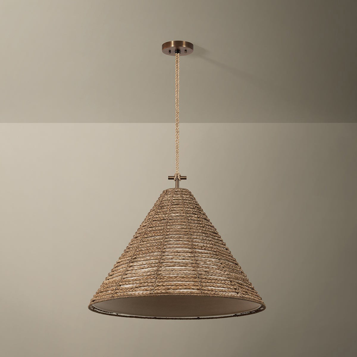 Redwood Pendant Light in Detail.