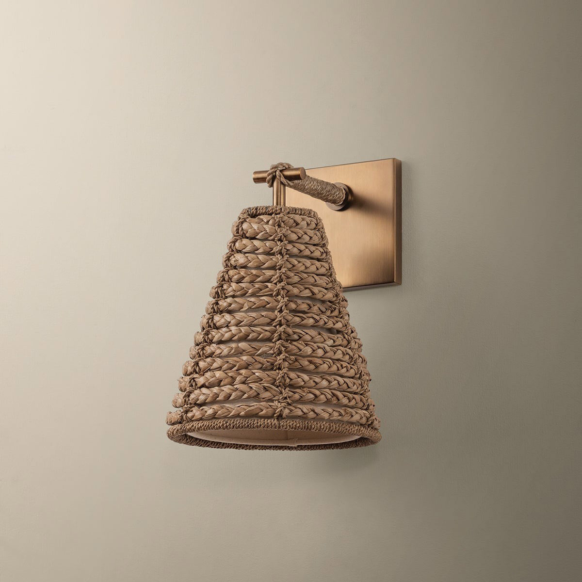 Redwood Wall Light in Detail.