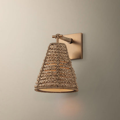 Redwood Wall Light in Detail.