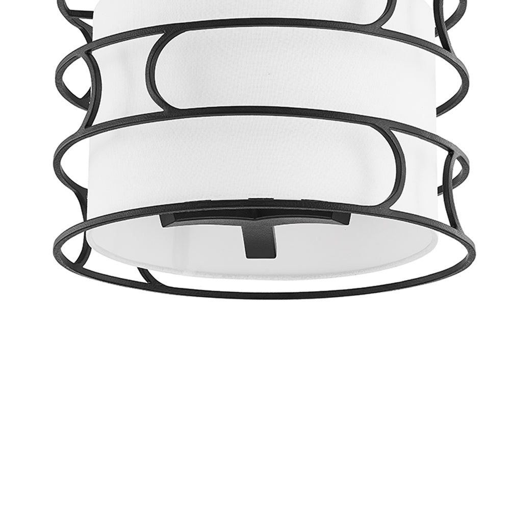 Reedley Semi Flush Mount Ceiling Light in Detail.