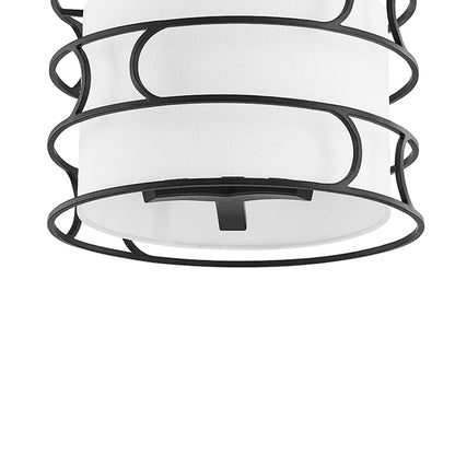 Reedley Semi Flush Mount Ceiling Light in Detail.