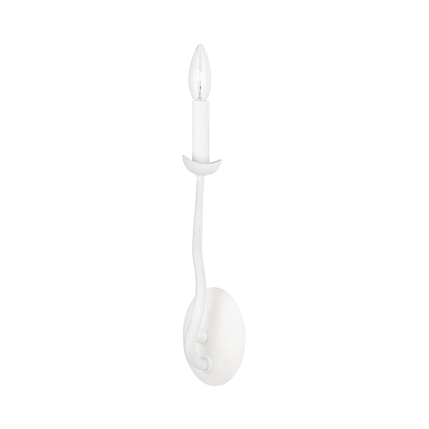 Reign Wall Light in Gesso White (1-Light).
