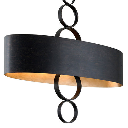 Rivington Linear Chandelier in Detail.