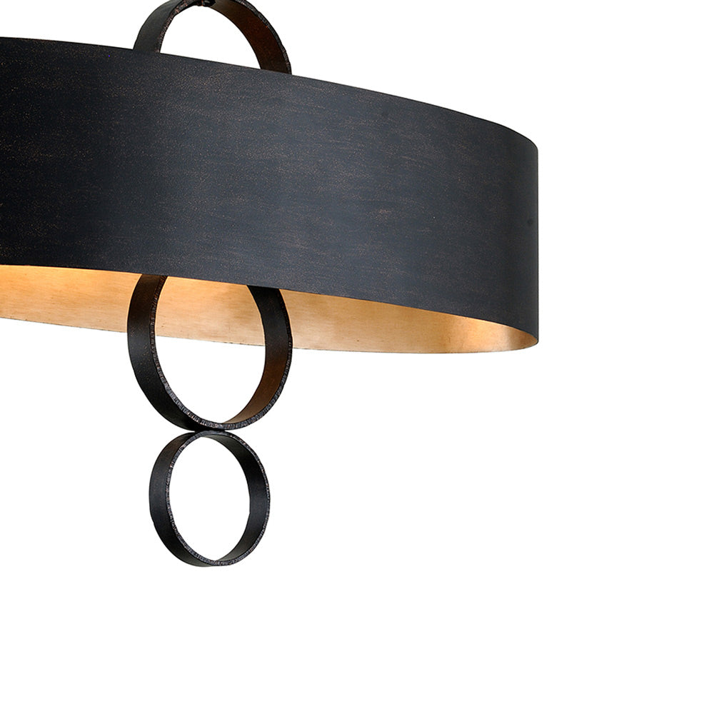 Rivington Linear Chandelier in Detail.