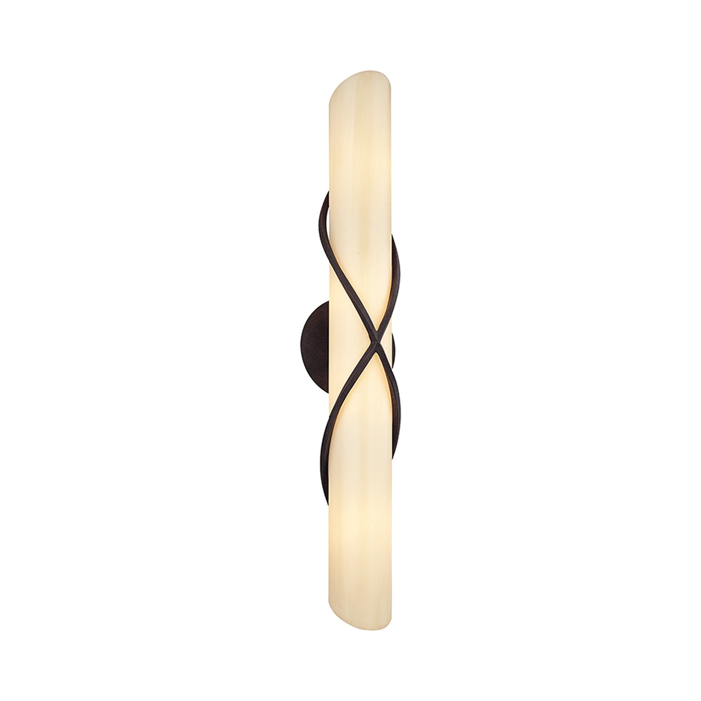 Roxbury Bath Vanity Light in Textured Iron (26-Inch).