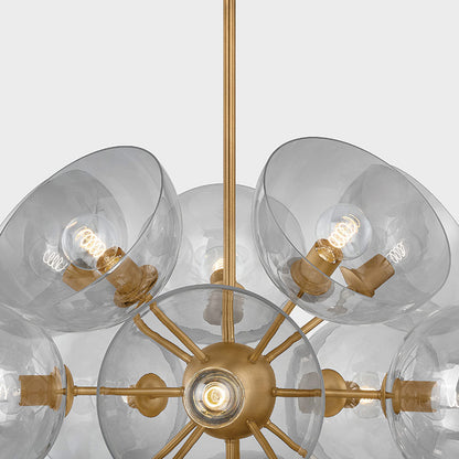 Salix Chandelier in Detail.