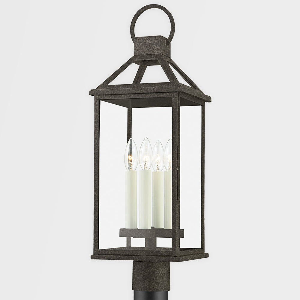 Sanders Outdoor Post Light in Detail.