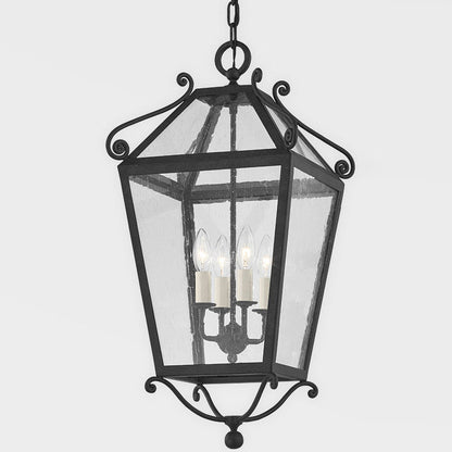 Santa Barbara County Outdoor Pendant Light in Detail.