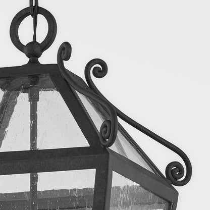 Santa Barbara County Outdoor Pendant Light in Detail.