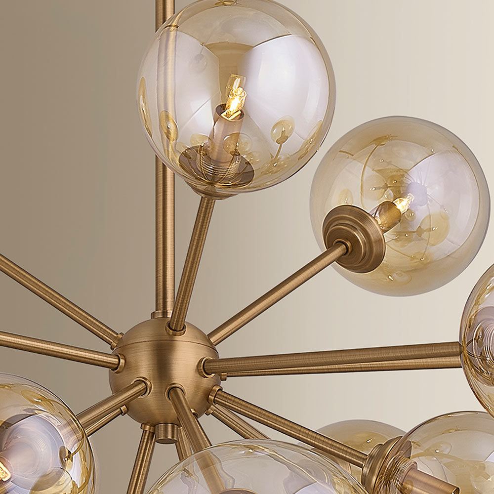 Santee Chandelier in Detail.