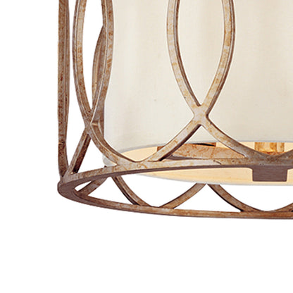 Sausalito Semi Flush Mount Ceiling Light in Detail.