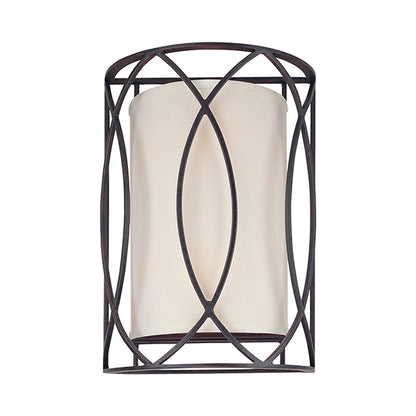 Sausalito Wall Light in Textured Iron.