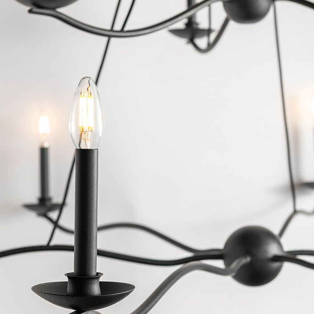 Sawyer Chandelier in Detail.