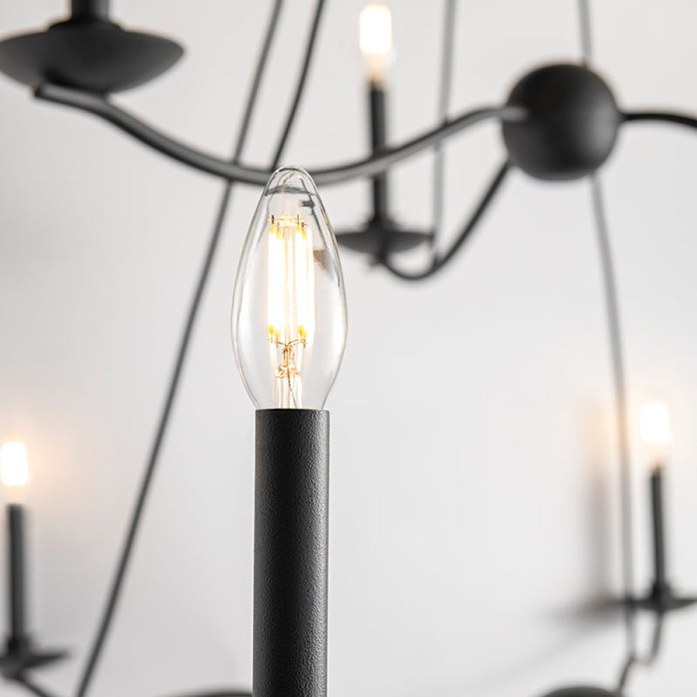 Sawyer Chandelier in Detail.