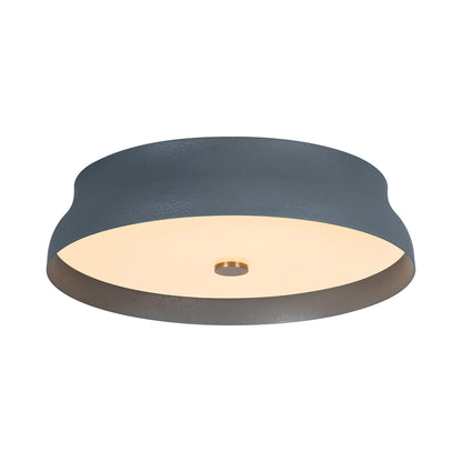 Shore LED Flush Mount Ceiling Light in Slate Gesso (16-Inch).