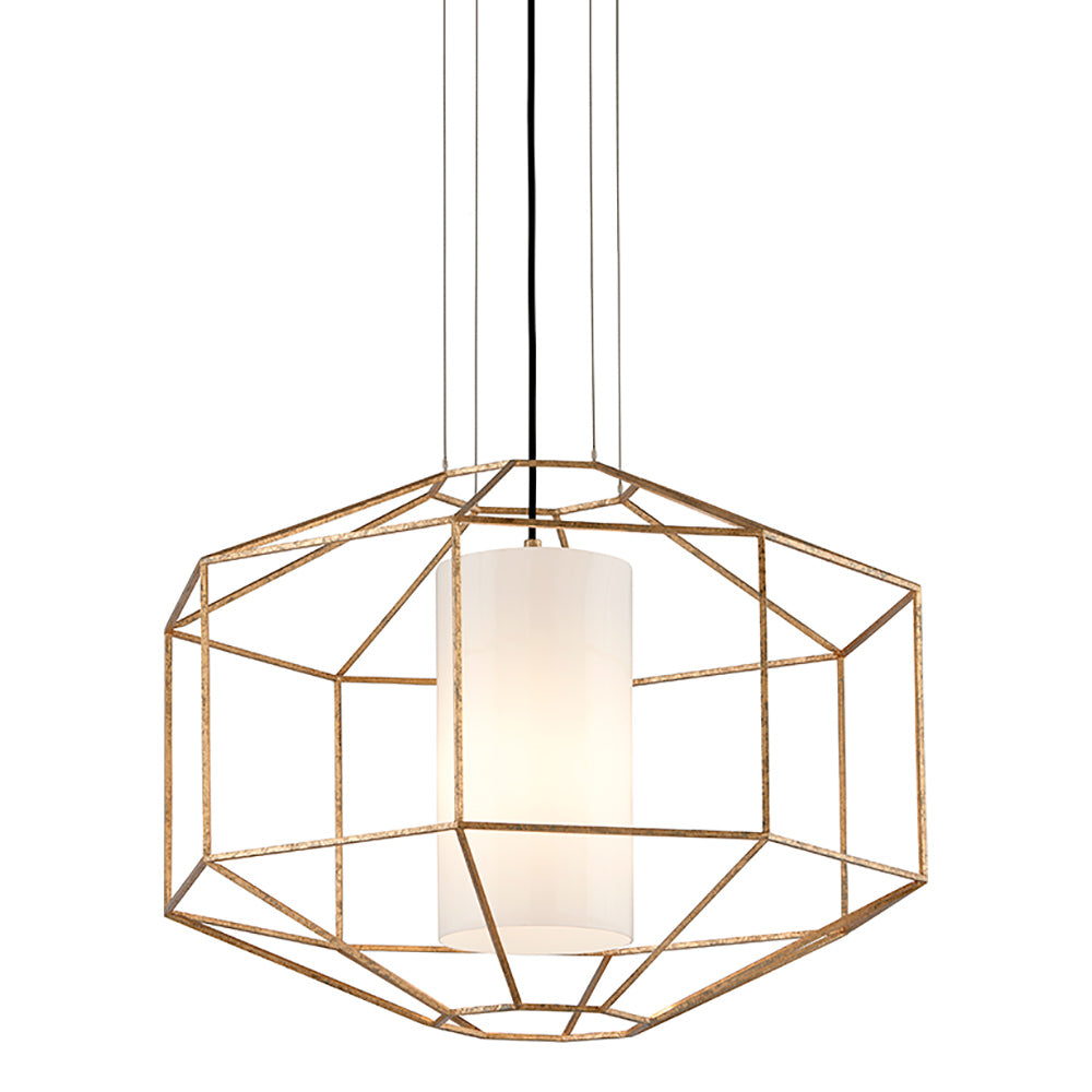Silhouette Pendant Light in Gold Leaf (X-Large).