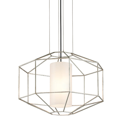 Silhouette Pendant Light in Silver Leaf (X-Large).