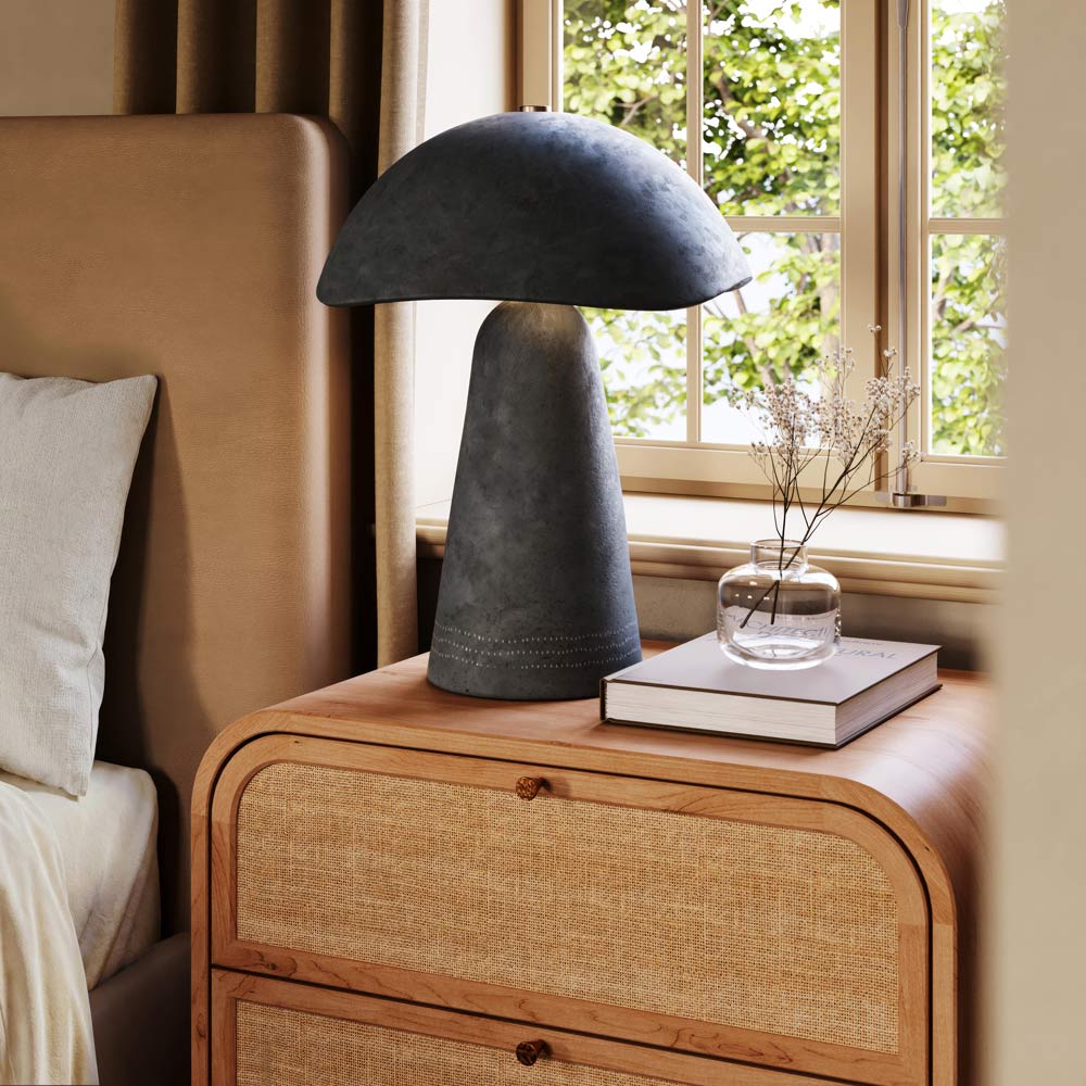 Soloma LED Table Lamp in bedroom.