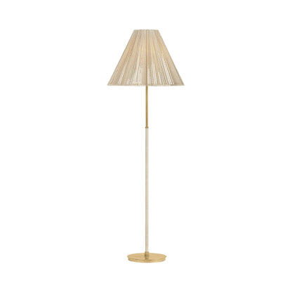 Sonoma Floor Lamp in Bleached Abaca.