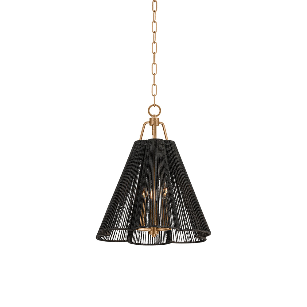 Sonoma Pendant Light in Patina Gold Leaf (Small).