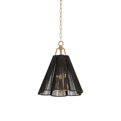 Sonoma Pendant Light in Patina Gold Leaf (Small).