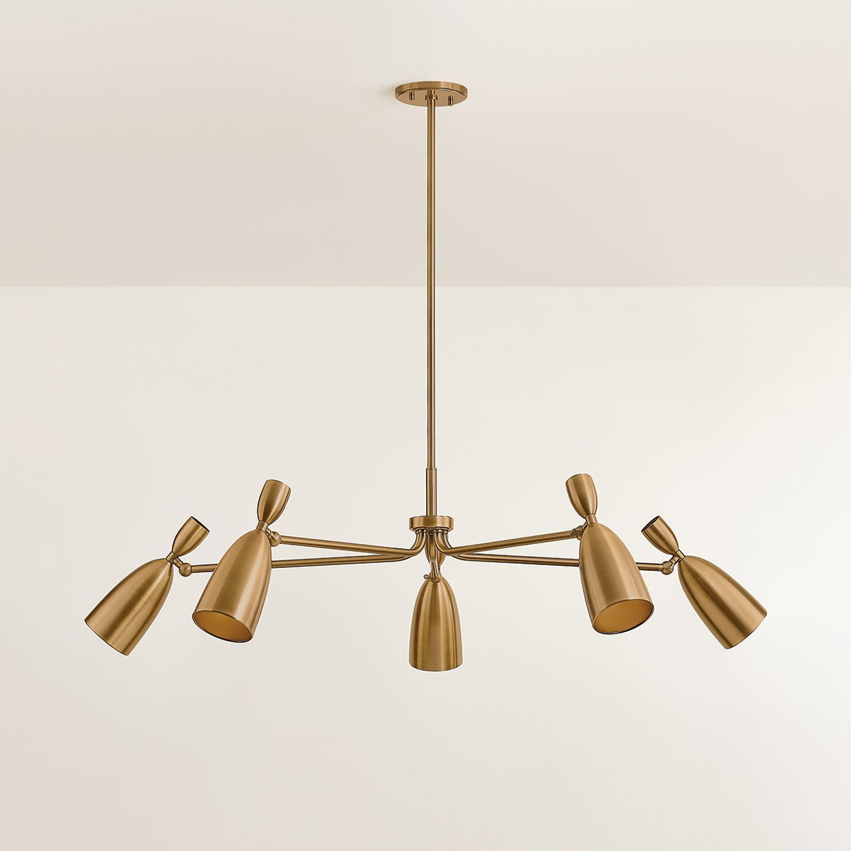 Spade Chandelier in Detail.