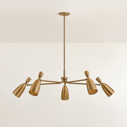 Spade Chandelier in Detail.