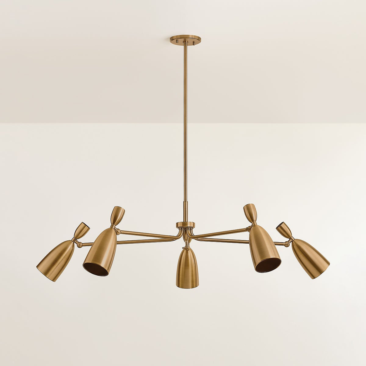 Spade Chandelier in Detail.