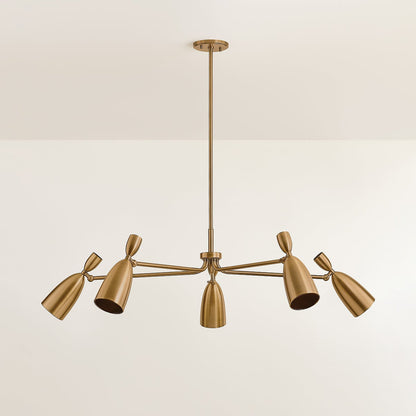 Spade Chandelier in Detail.