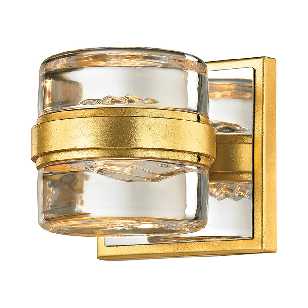 Splash Bath Vanity Light in Gold Leaf (1-Light).