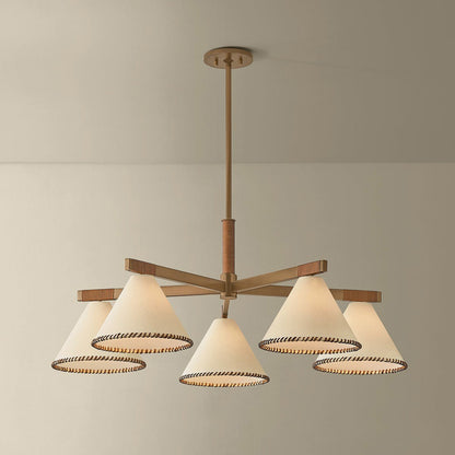 Stoney Chandelier in Detail.