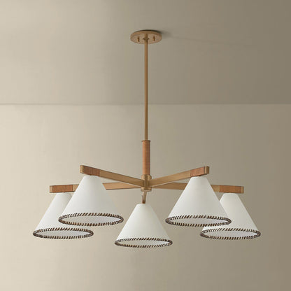 Stoney Chandelier in Detail.